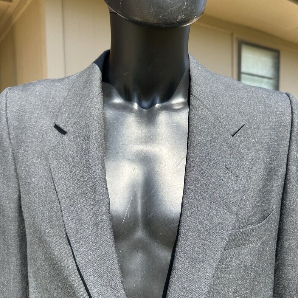 Vintage Yves Saint Laurent Blazer Jacket Mens Size 50 Wool YSL Sport‎ Coat - Picture 3 of 10